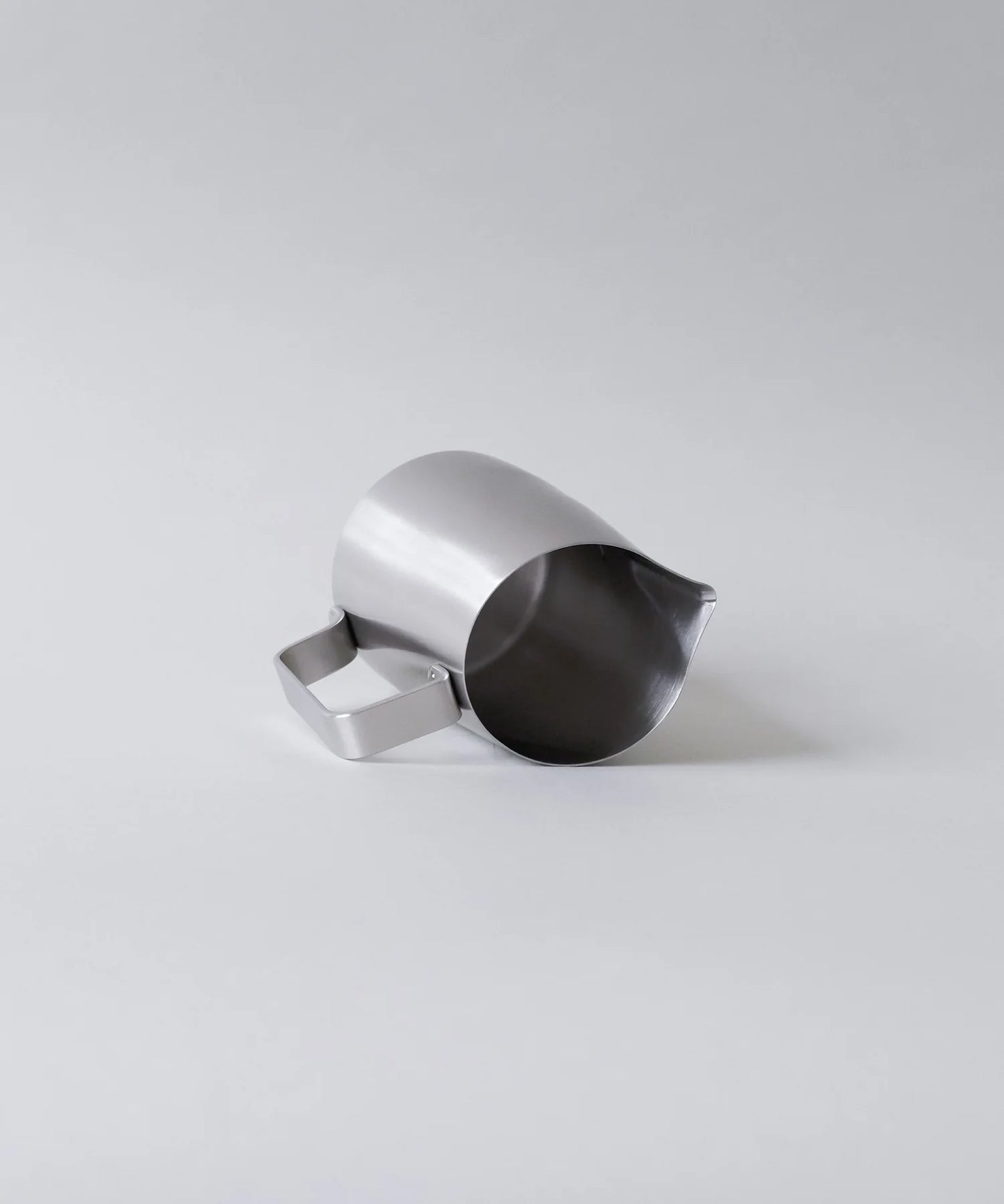 15oz Latte Art Pitcher with Narrow Spout in Brushed Silver