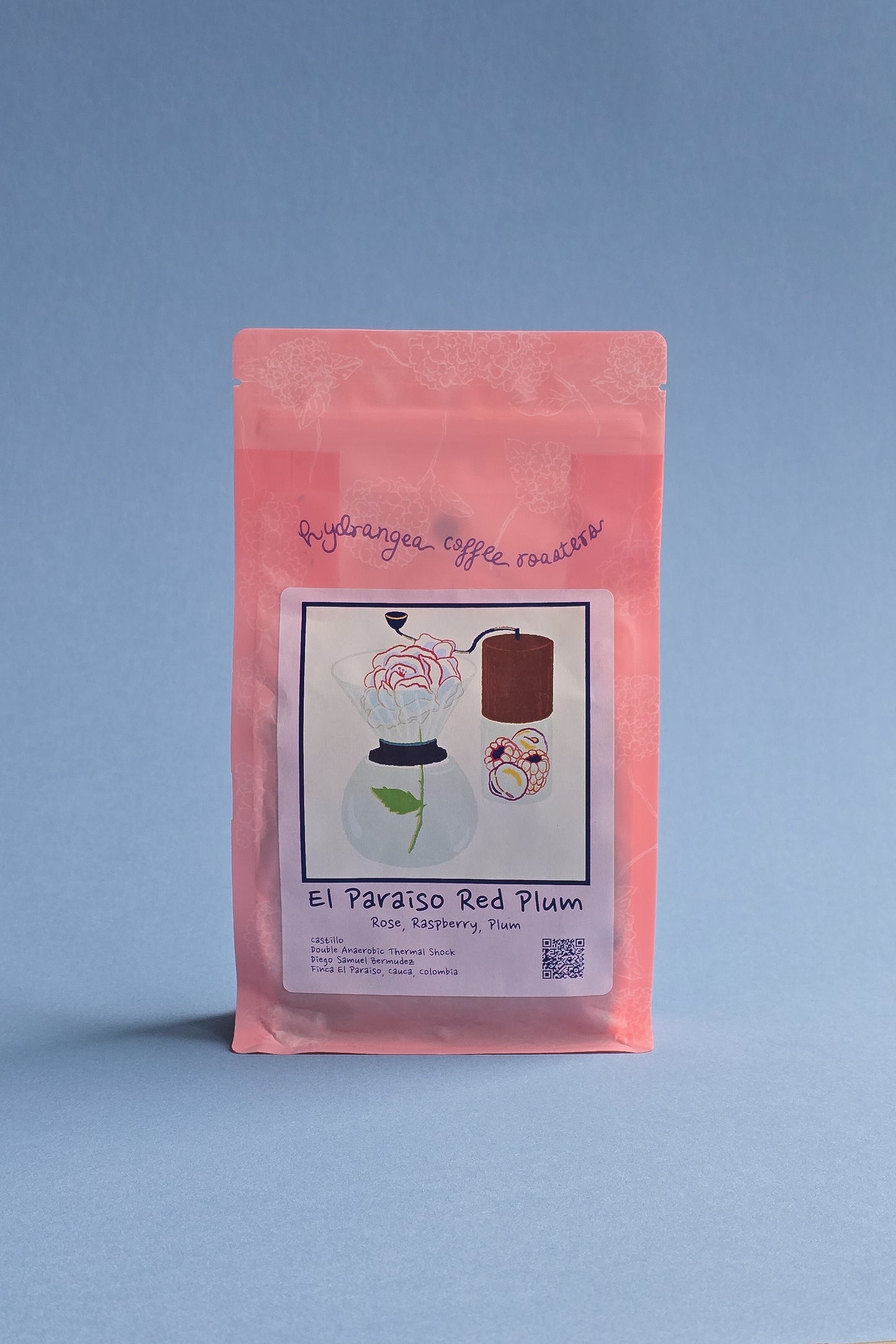 Hydrangea- Castillo Red Plum Finca El Paraiso 8oz