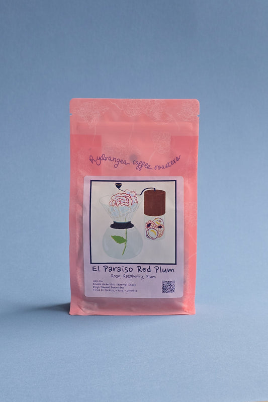 Hydrangea- Castillo Red Plum Finca El Paraiso 8oz