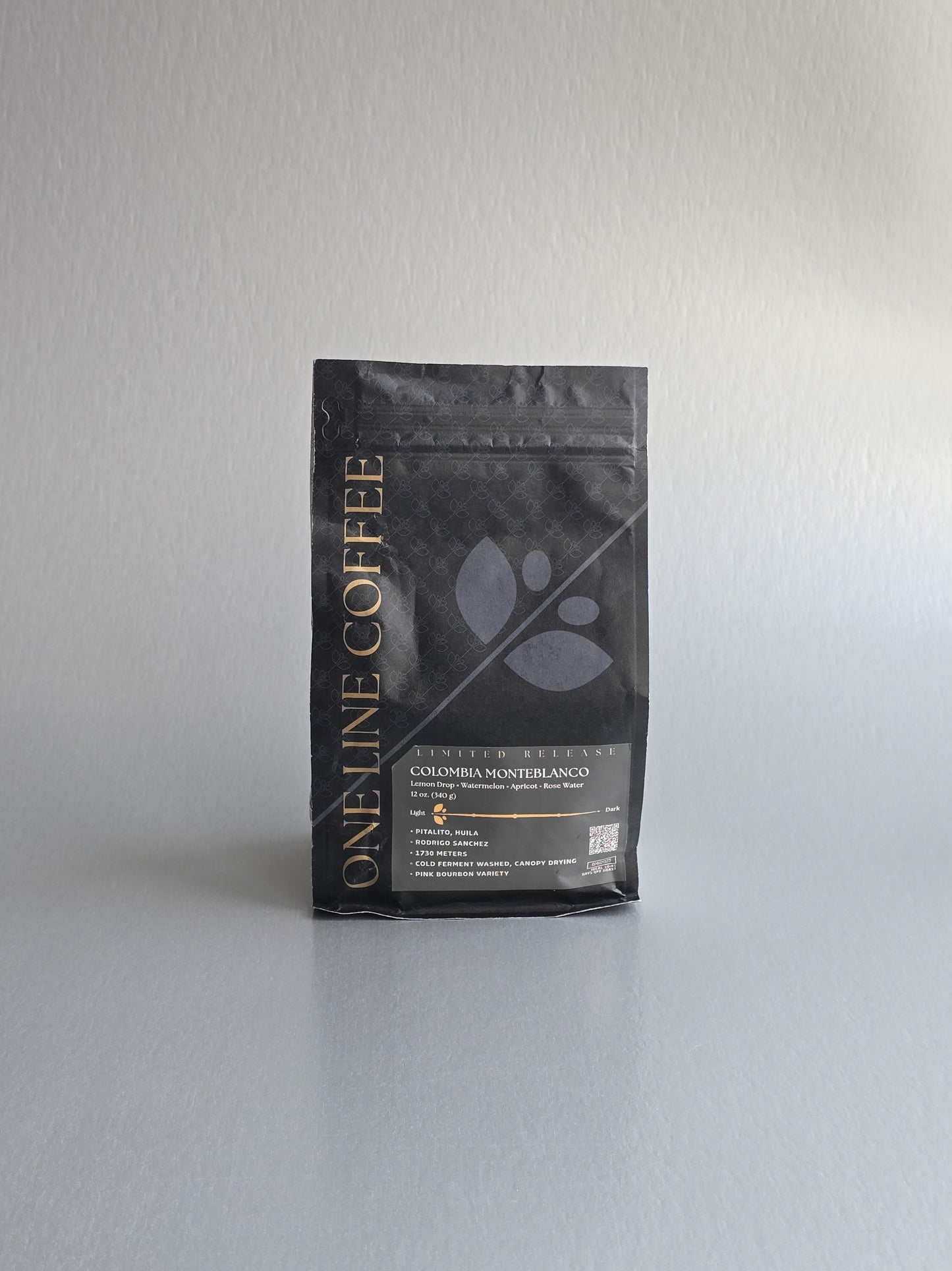 One Line- Colombia Monteblanco Pink Bourbon Cold Fermentation Washed 12oz