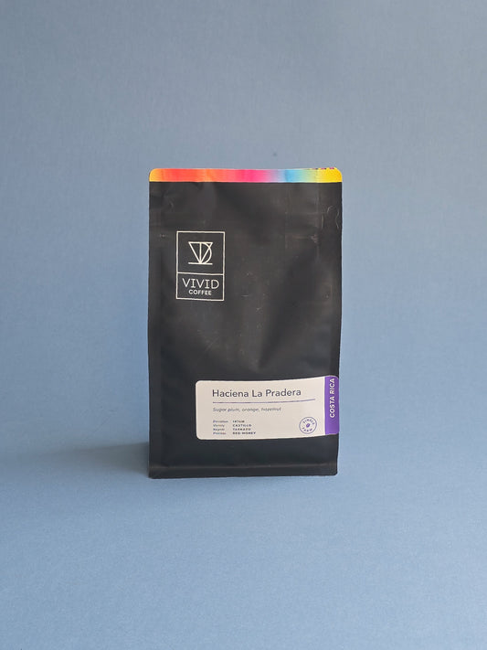 Vivid Coffee- Haciena La Pradera, Red-Honey, Costa Rica 10oz