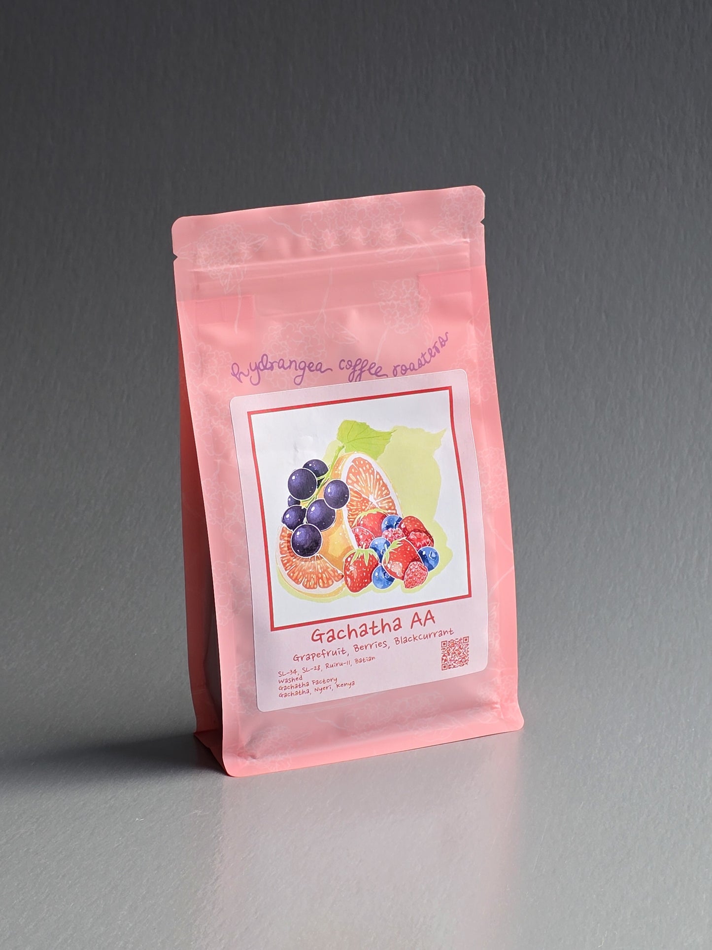 Hydrangea- SL34, SL28, Ruiru 11, Batian Washed Gachatha AA 8oz