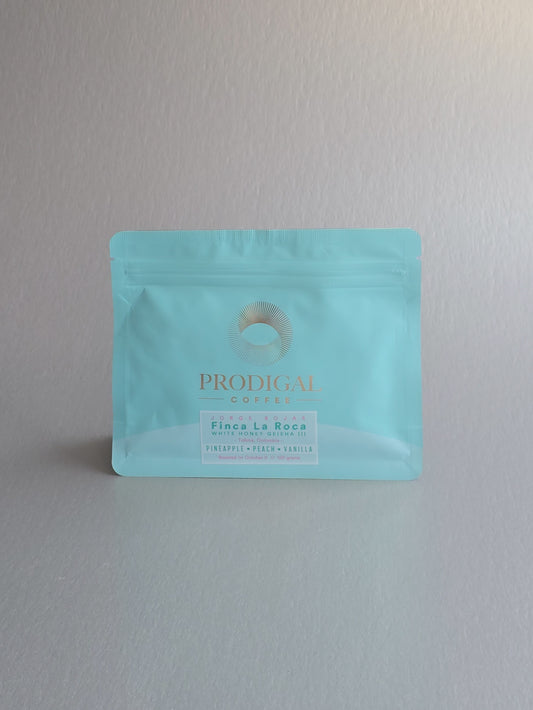 Prodigal- Finca La Roca Geisha III- White Honey- Colombia 150g