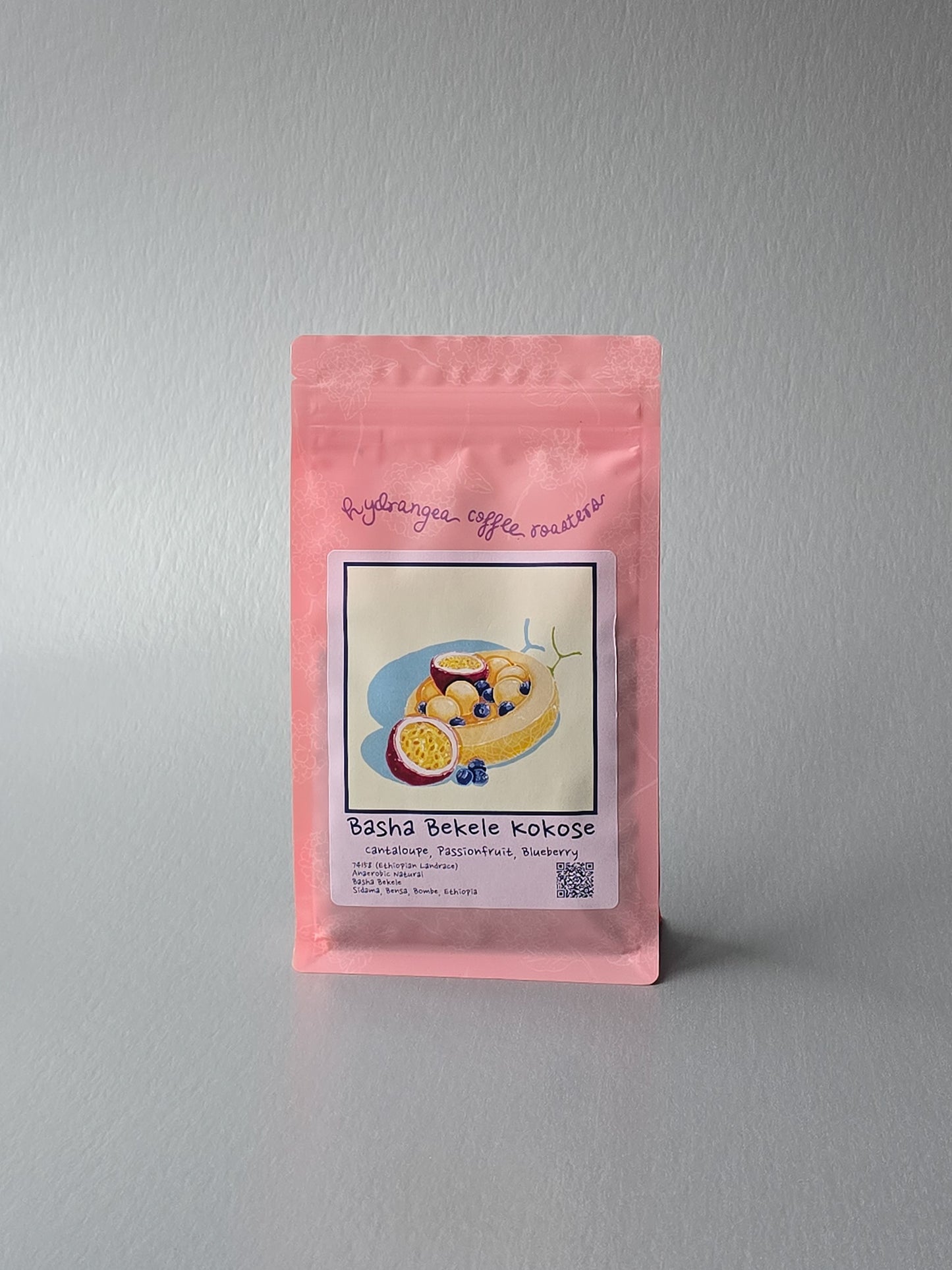 Hydrangea- 74158 Anaerobic Natural Basha Bekele, Kokose 8oz