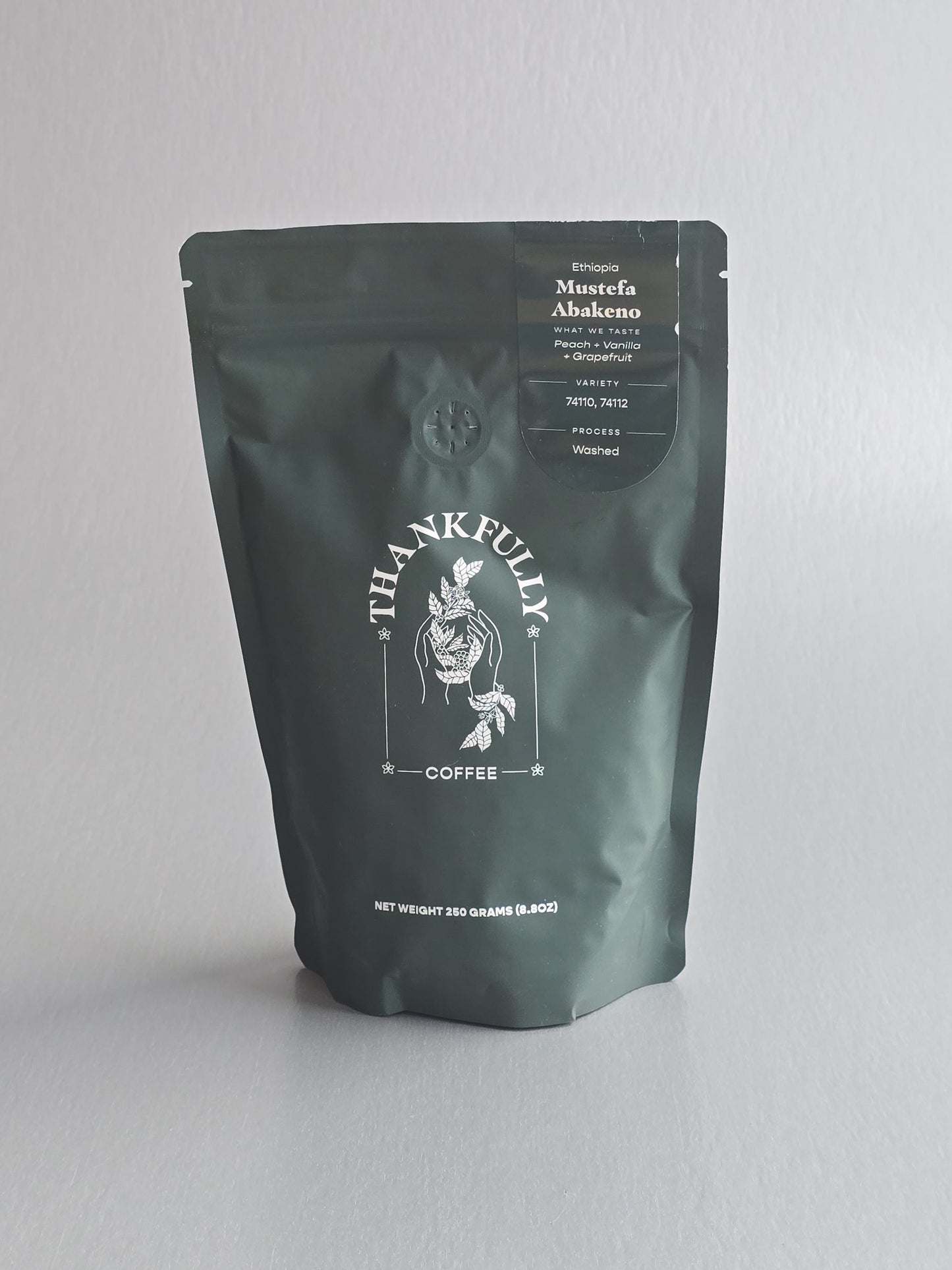 Thankfully- Mustefa Abakeno - 74110/12- Washed- Ehtiopia 250g