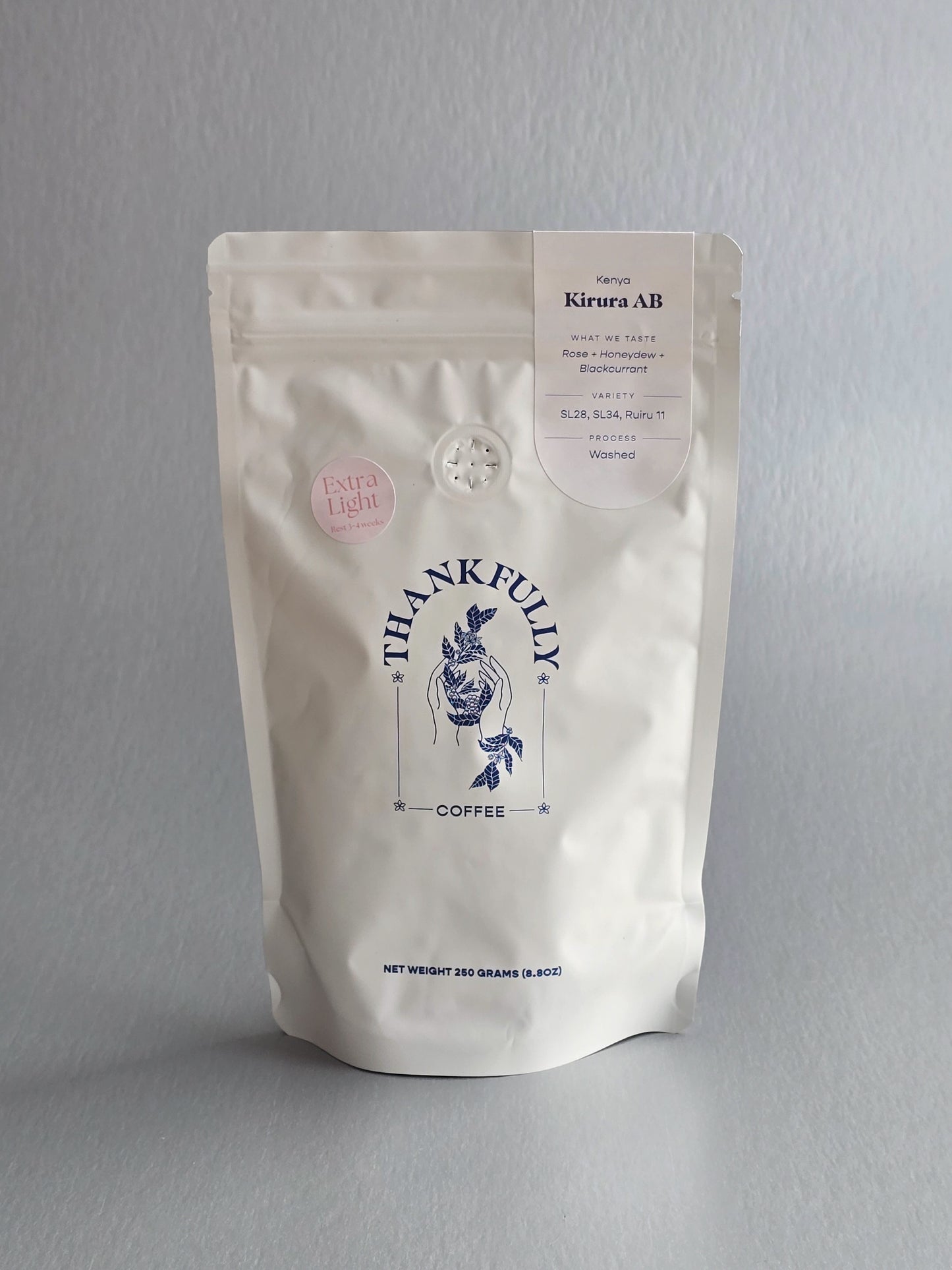 Thankfully- EXTRA LIGHT- Kirura AB - SL28, SL34, Ruiru 11- Washed- Kenya 250g