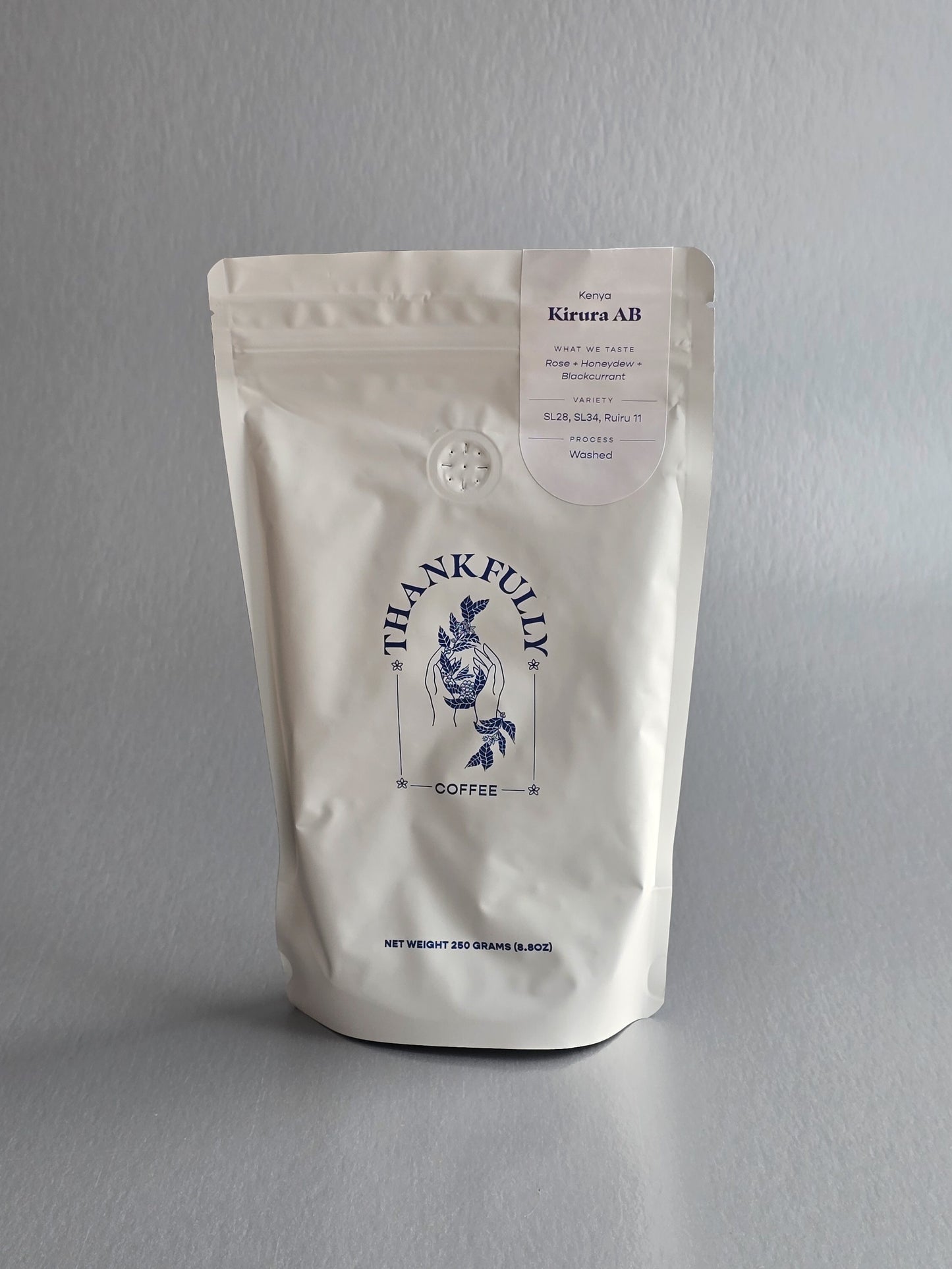 Thankfully- Kirura AB - SL28, SL34, Ruiru 11- Washed- Kenya 250g