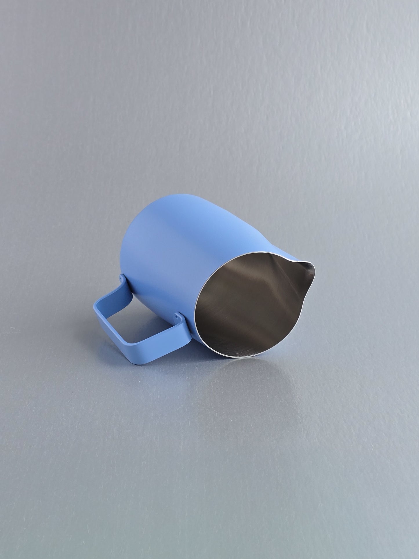 15oz SLOW POUR SUPPLY® x WPM Latte Art Pitcher with Wide Spout in Periwinkle