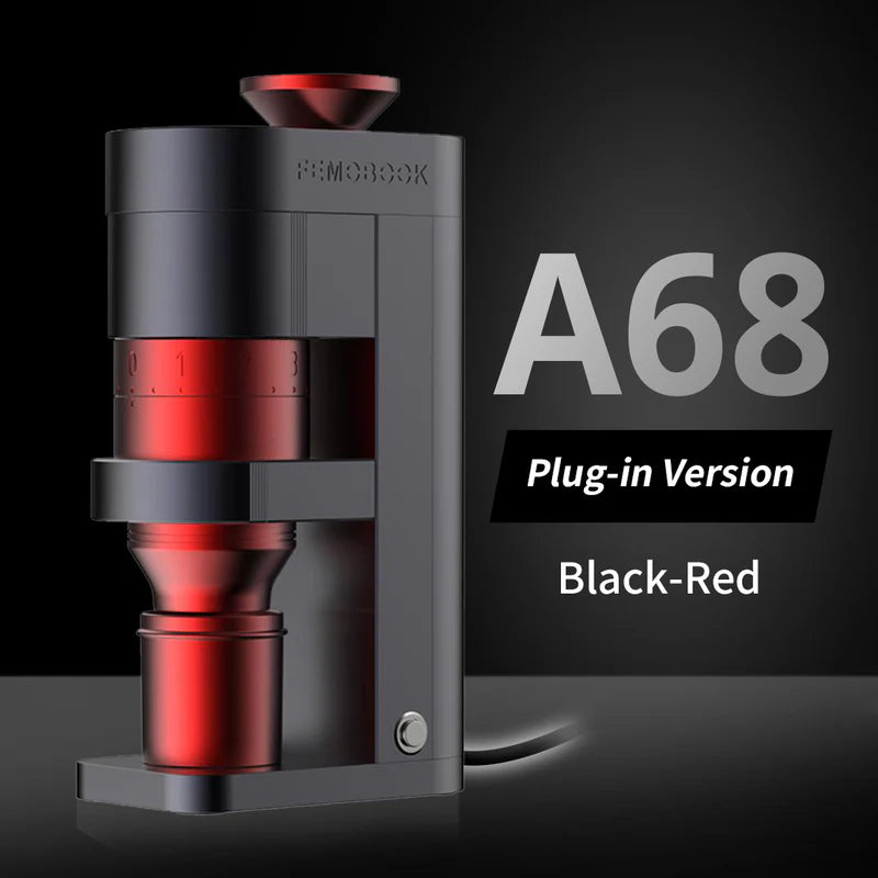Femobook - A68 Electric Grinder - Black-Red