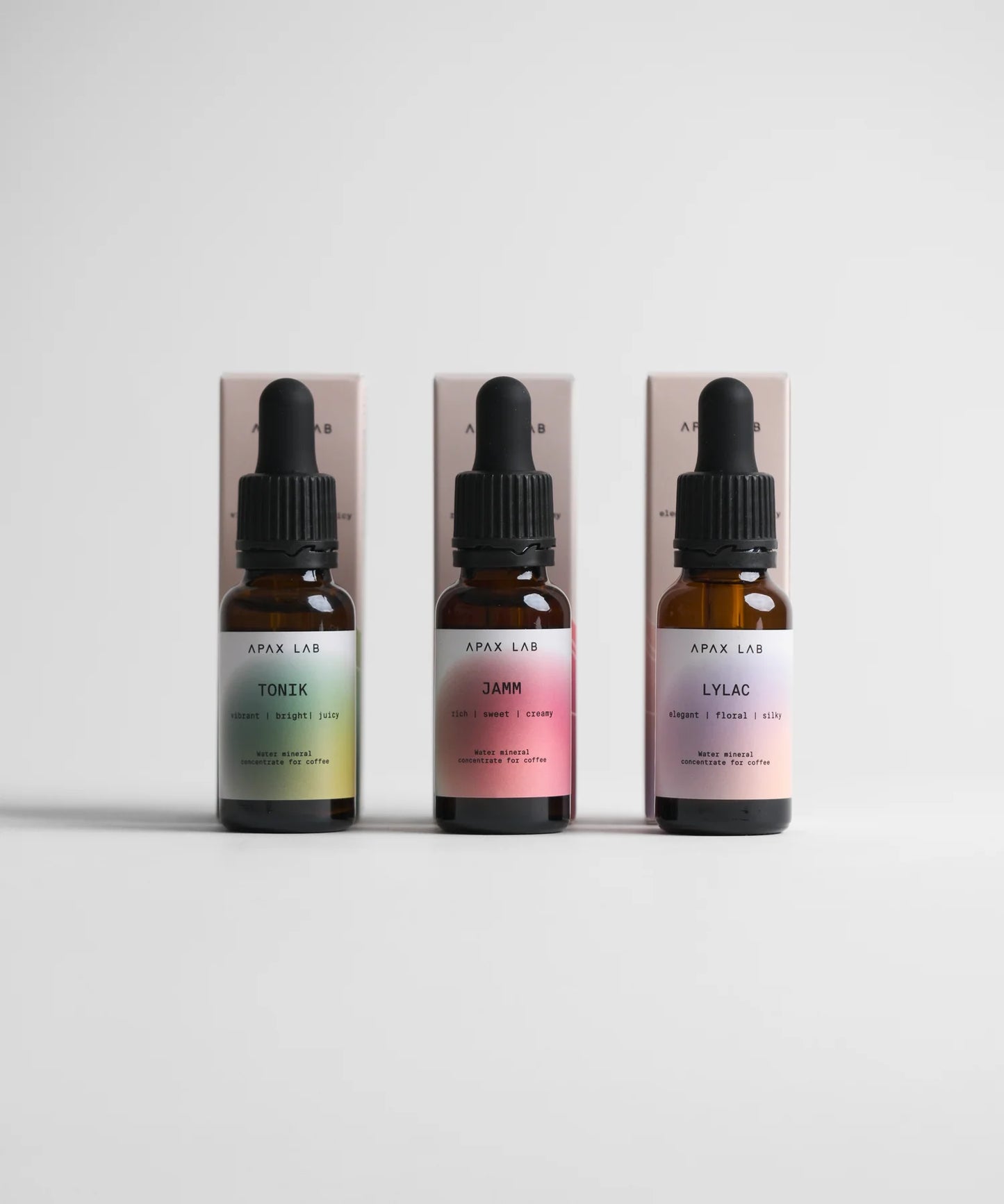 APAX LAB - Water Minerals Concentrate box set of 3 - 20ml