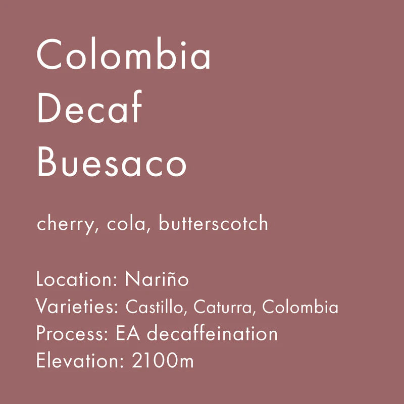 Heart- Colombia Decaf Buesaco 10.5oz