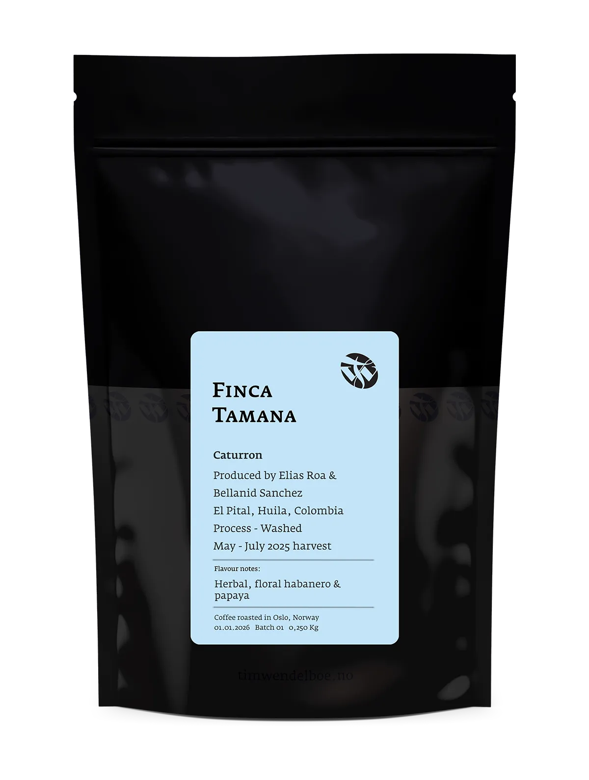Tim Wendelboe - Finca Tamana Caturron - Caturron - Washed - Colombia 250g