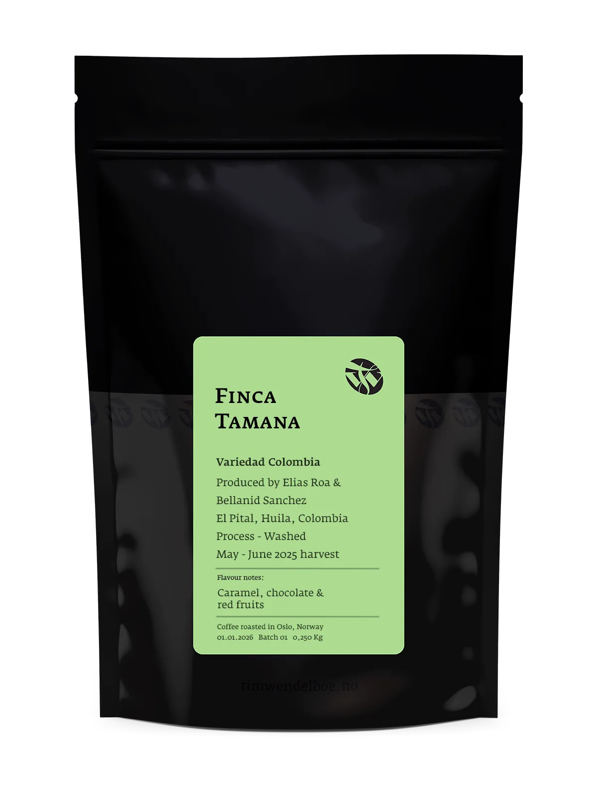 Tim Wendelboe - Finca Tamana - Variedad Colombia - Washed - Colombia 250g
