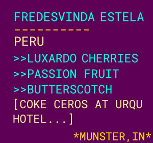 Botz- Fredesvinda Estela - Yellow Caturra - Washed - Peru 12oz