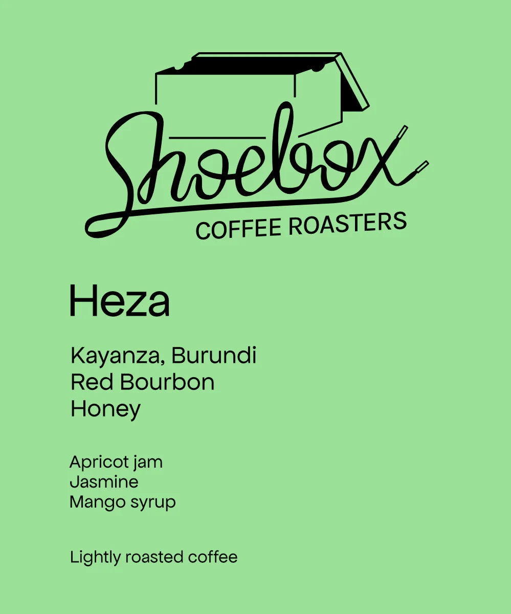 Shoebox - Heza Hill - Red Bourbon - Honey - Burundi 250g