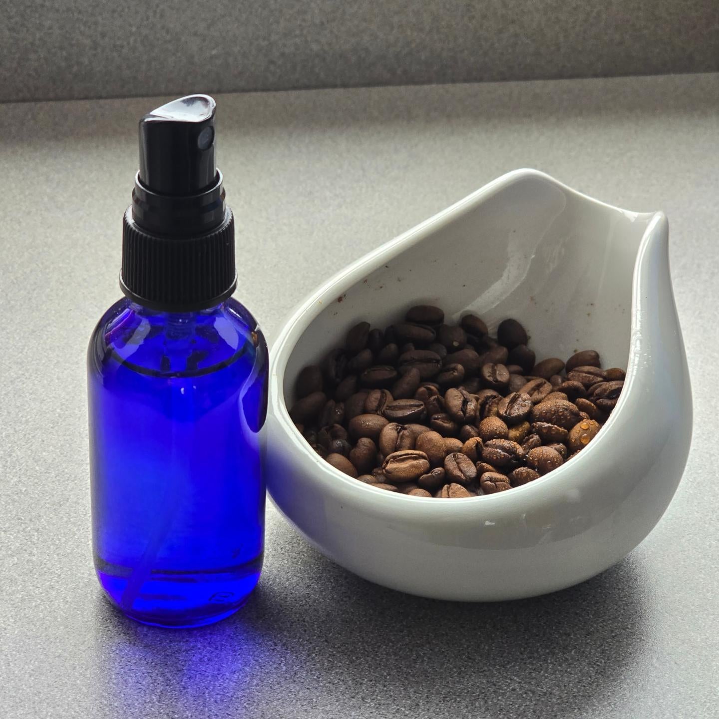 Precision Mist Coffee Spray Bottle 2oz Blue