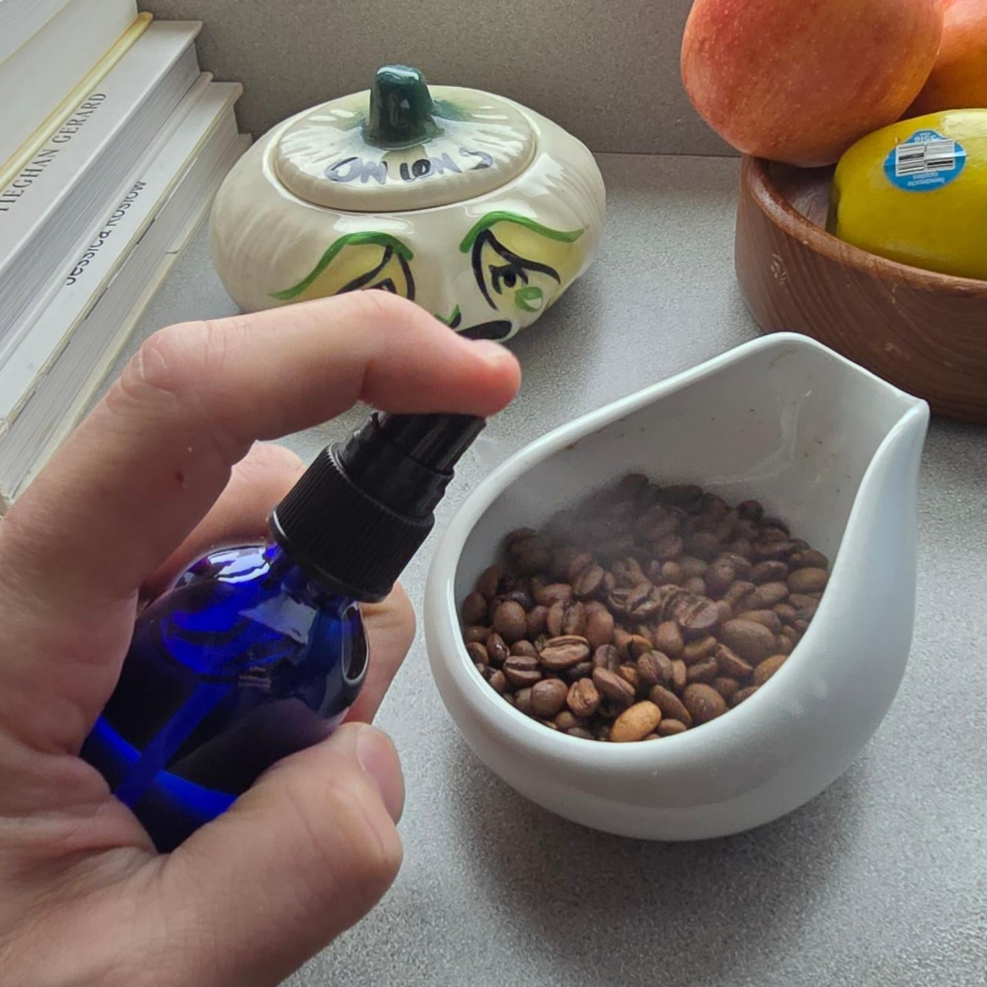 Precision Mist Coffee Spray Bottle 2oz Blue