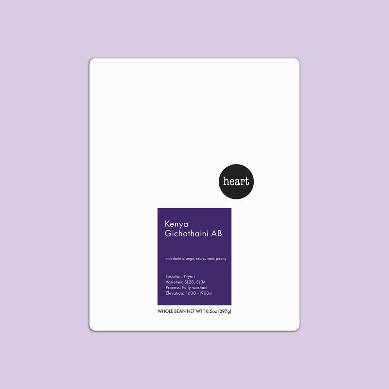Heart- Kenya Gichathaini AB 10.5oz