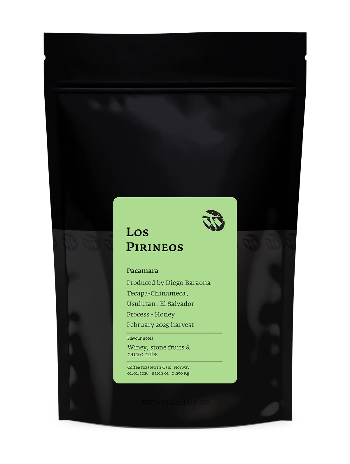 Tim Wendelboe - Los Pirineos - Pacamara - Honey - El Salvador 250g