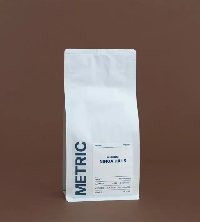 Metric Coffee Co. - Ninga - Red Bourbon - Washed - Burundi 2lb