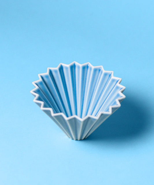 Origami Dripper Medium Porcelain Blue