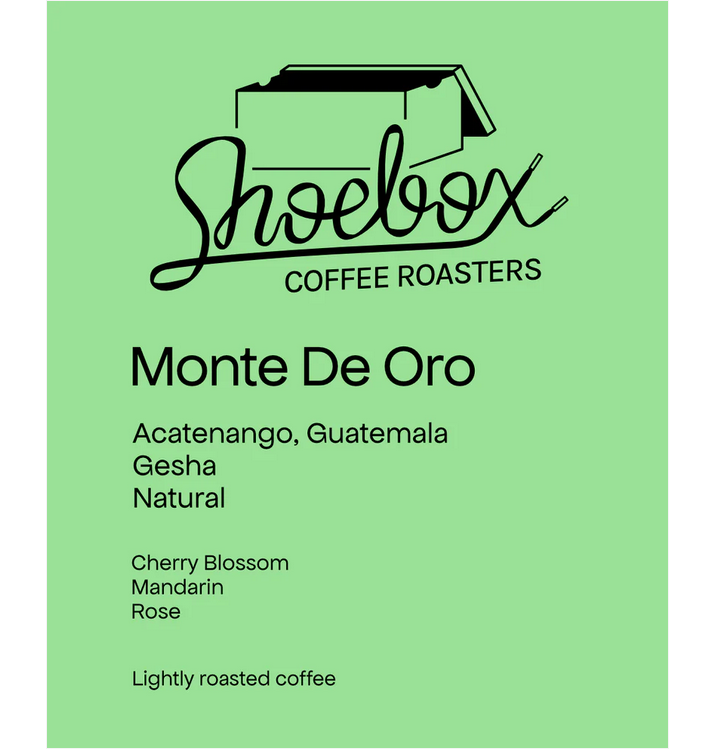 Shoebox - Monte De Oro - Gesha - Natural - Guatemala 125g