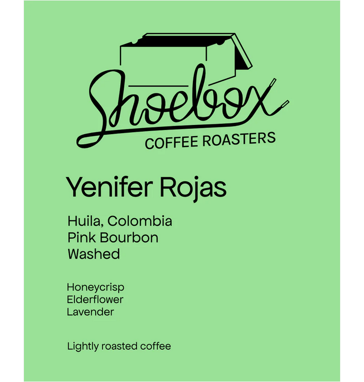 Shoebox - Yenifer Rojas Trujillo - Pink Bourbon - Colombia - Peru 125g