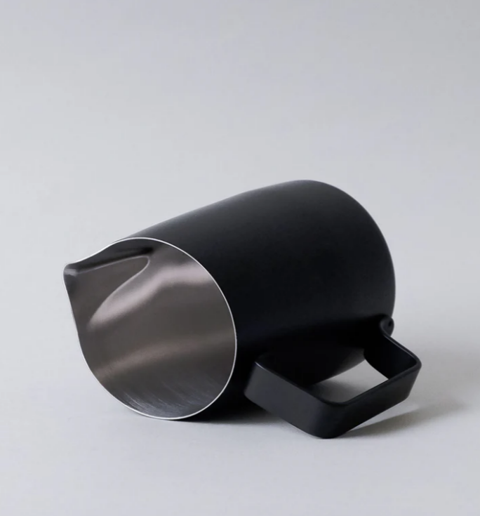 15oz Latte Art Pitcher with Narrow Spout in Matte Black
