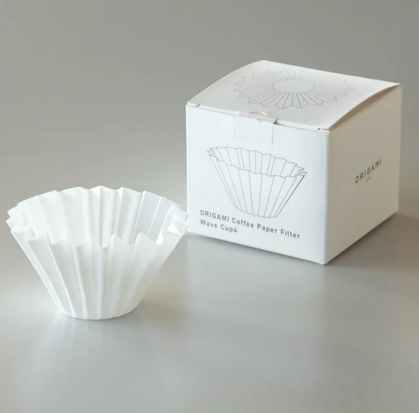 ORIGAMI Wave (Flat Bottom) Filter Box 04 50ct