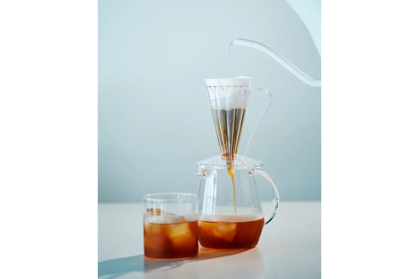 CAFEC - Pour-Over Flower Dripper DEEP 27 - Clear