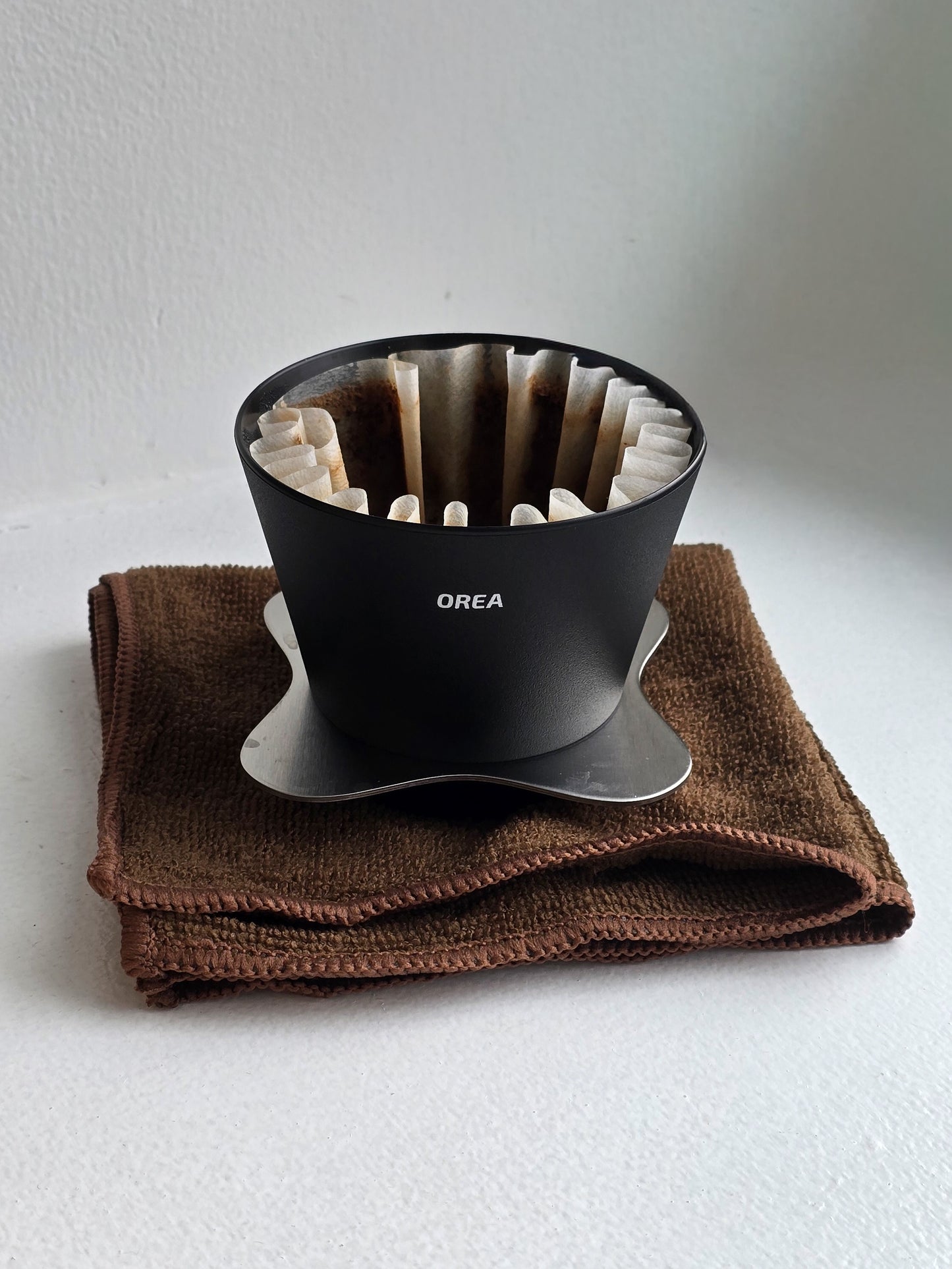 Microfiber Coffee Towel Brown 2 pack