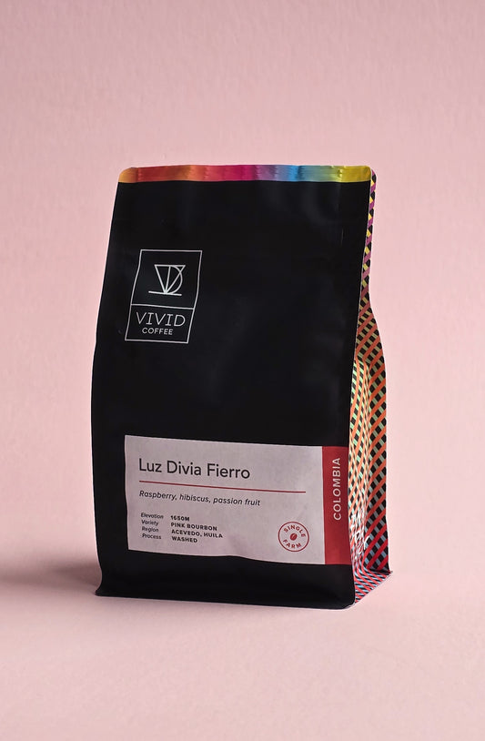 Vivid Coffee- Luz Divia Fierro, Colombia - Pink Bourbon 10oz