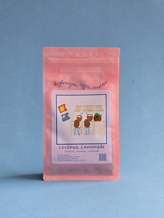 Hydrangea- Purple Caturra - Coconut Lemonade Natural - Monteblanco 8oz