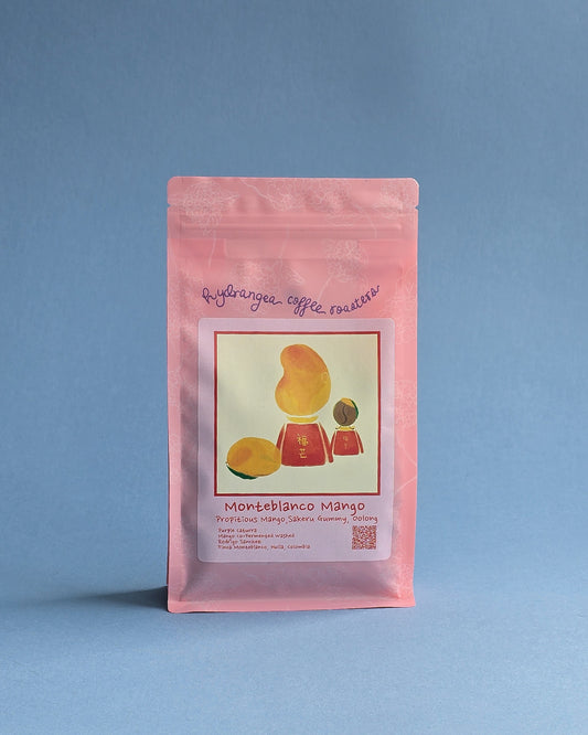 Hydrangea- Purple Caturra Mango Co‑ferment Washed Monteblanco 8oz