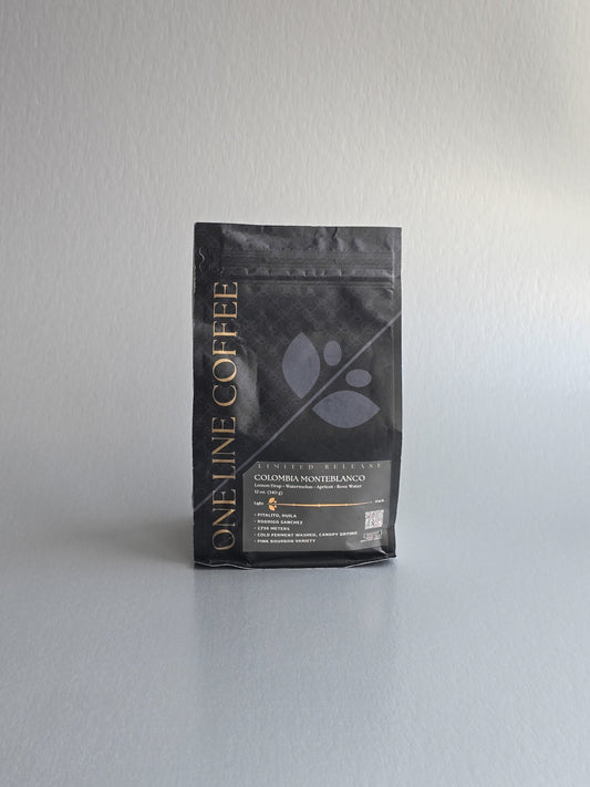 One Line- Colombia Monteblanco Pink Bourbon Cold Fermentation Washed 12oz