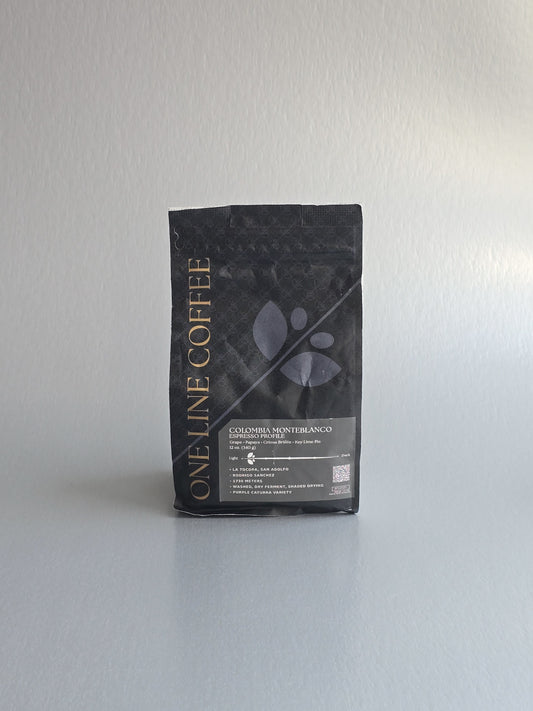 One Line- Single Origin Espresso-Colombia Monteblanco Purple Caturra 12oz