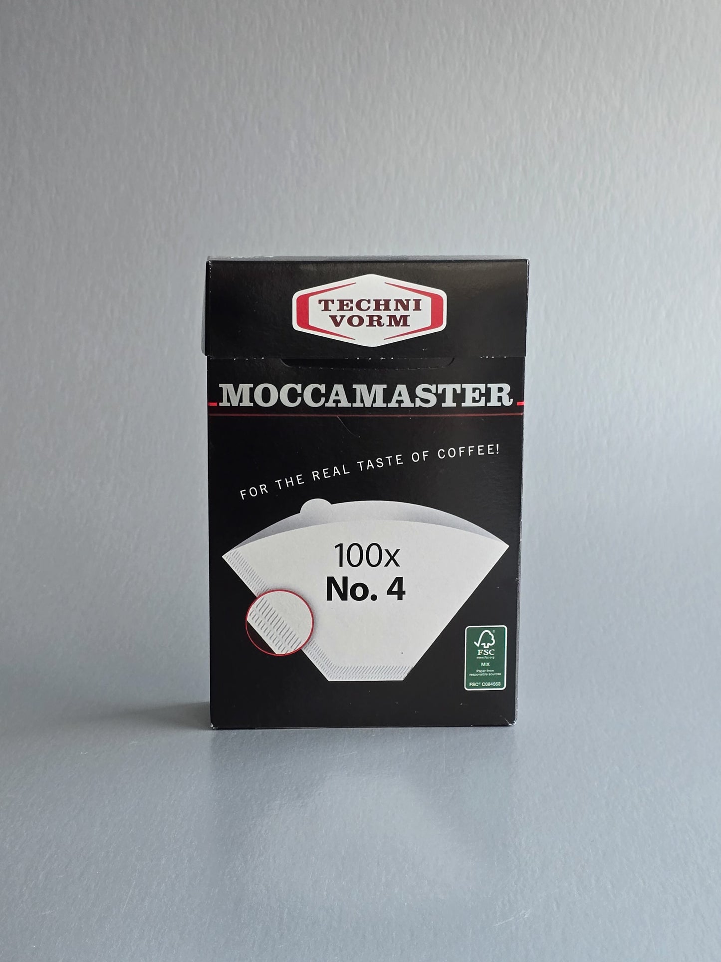 Technivorm Moccamaster #4 White Paper Coffee Filters 100ct