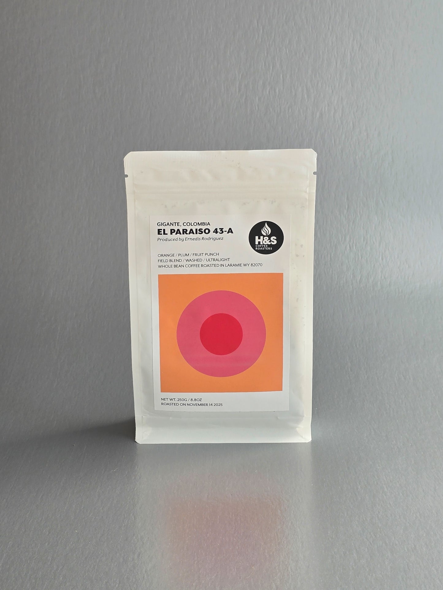 H&S Coffee- El Paraiso 43-A - Caturra- Washed 250g
