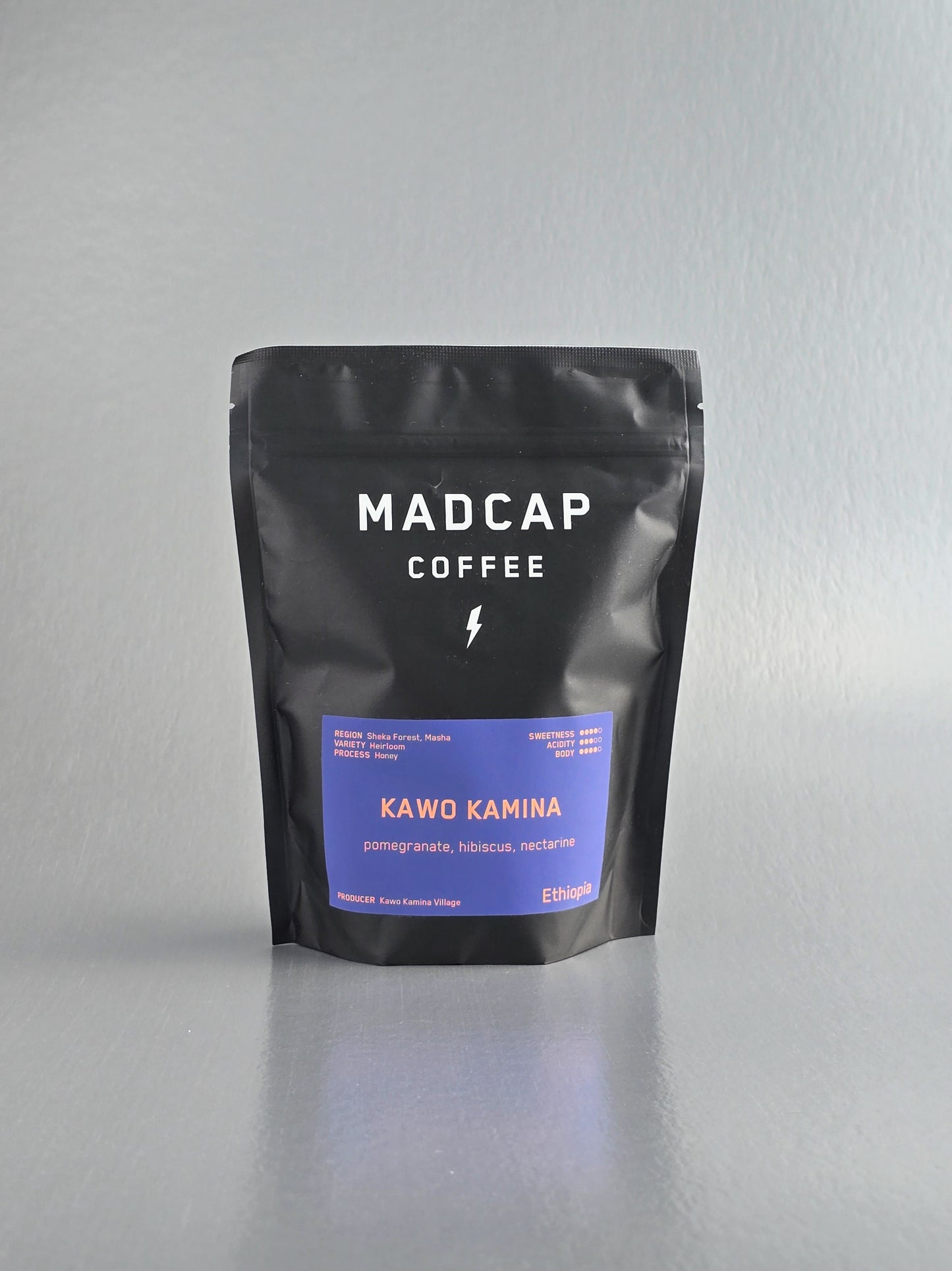 Madcap- Kawo Kamina - Heirloom - Honey - Ethiopia 8oz