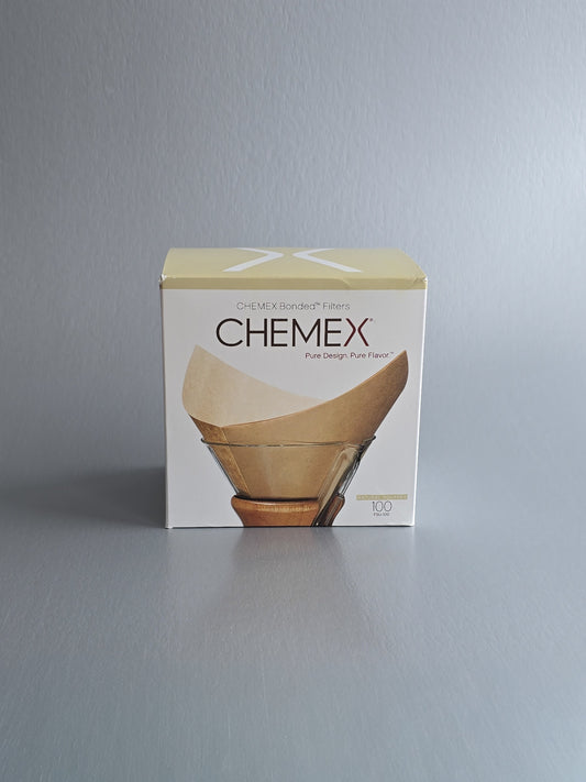 SUBSCRIPTION - Chemex - Standard Pre-Folded Square Filters Unbleached - 100ct
