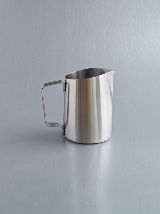 15oz WPM Latte Art Pitcher with Narrow Spout in Brushed Silver