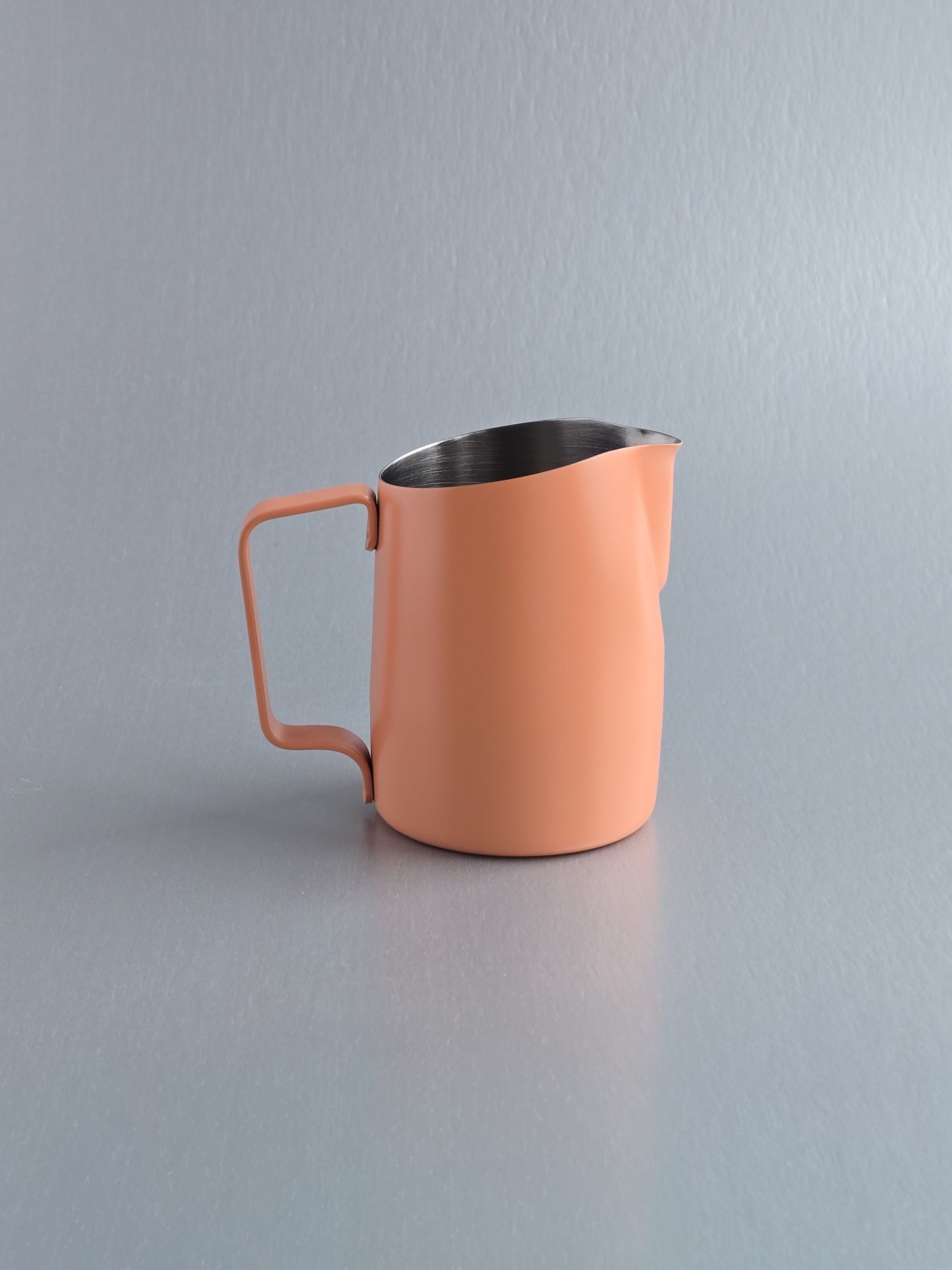 15oz SLOW POUR SUPPLY® x WPM Latte Art Pitcher with Wide Spout in Creamsicle