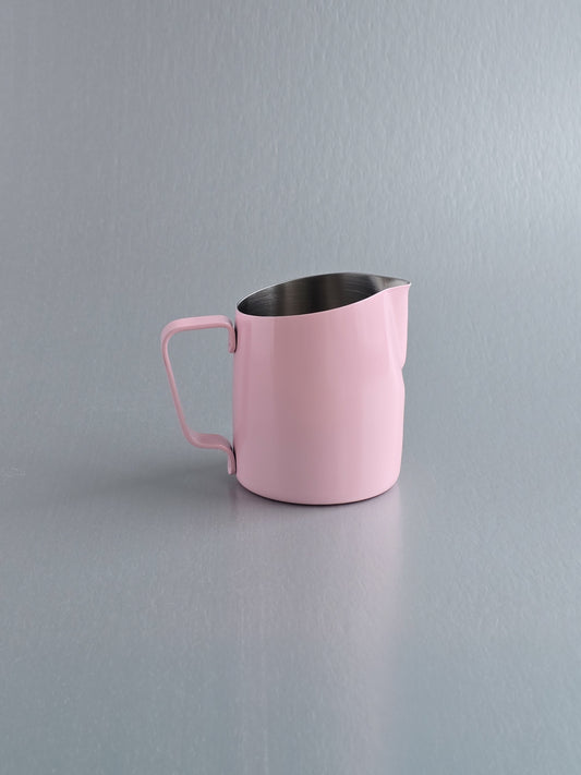 10oz Latte Art Pitcher with Wide Spout in Hope Pink