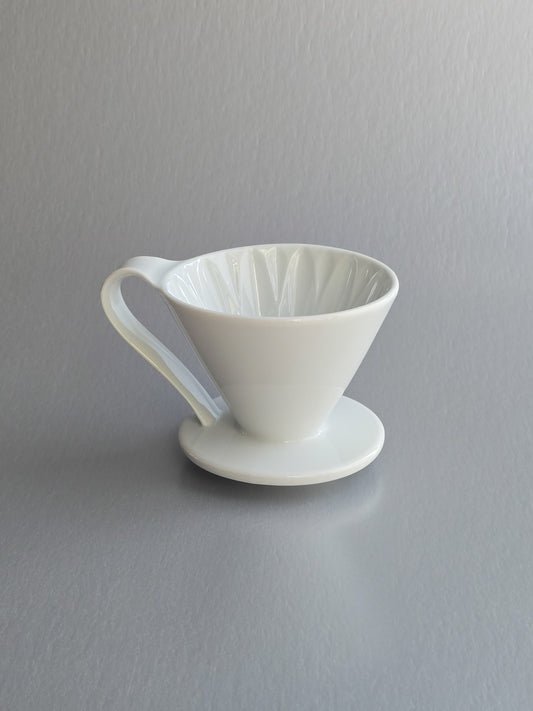 CAFEC - Cup 4 Big Pour-Over Flower Dripper - White