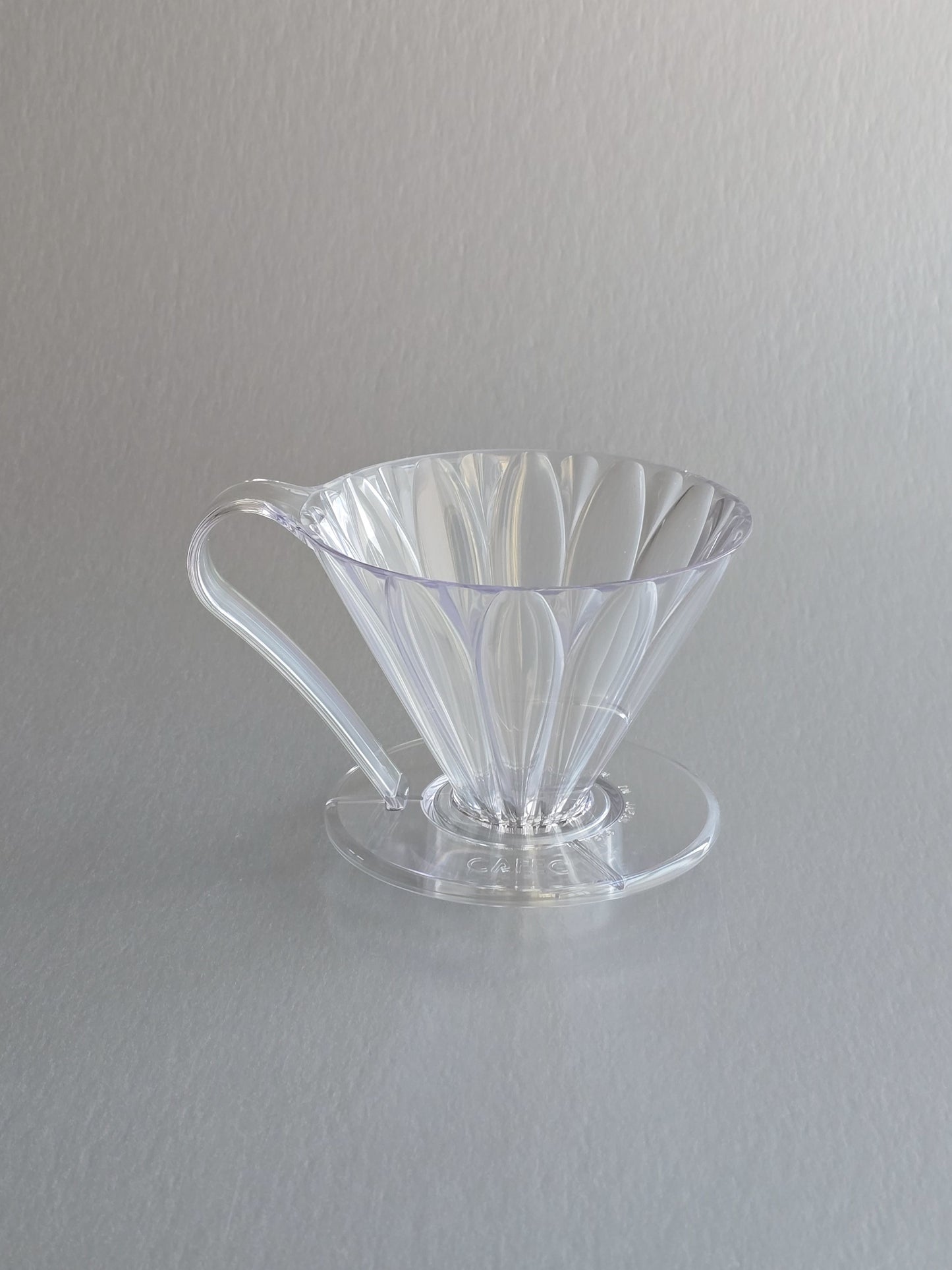 CAFEC - Cup 4 Pour-Over Plastic Flower Dripper - Clear