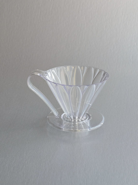 CAFEC - Cup 4 Pour-Over Plastic Flower Dripper - Clear