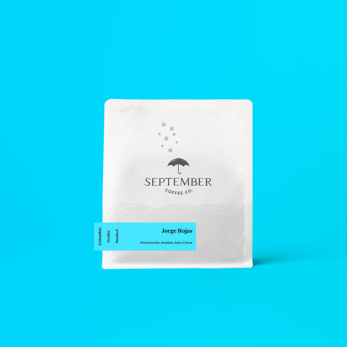 September Coffee - Jorge Rojas (2026)- Geisha - Washed - Colombia 125g