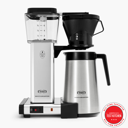 Technivorm Moccamaster KBT Drip Coffee Maker - Polished Silver