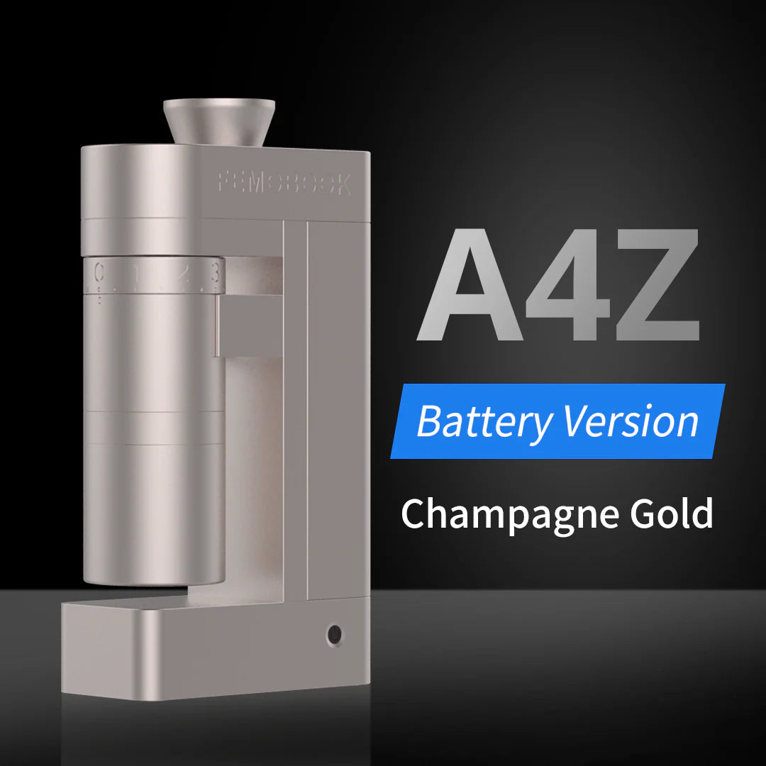 Femobook - A4Z Rechargeable Electric Grinder - Champagne Gold