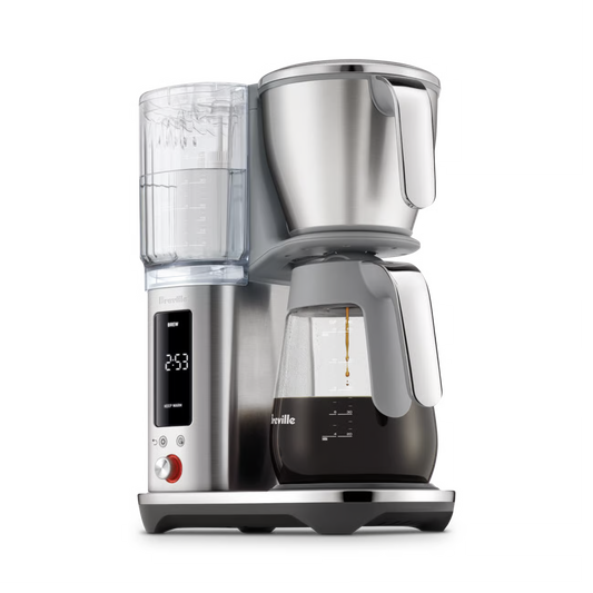 Breville - The Luxe Brewer - Brushed Stainless Steel - Glass